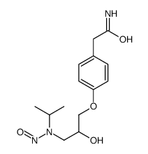 N-亚硝基阿替洛尔 结构式