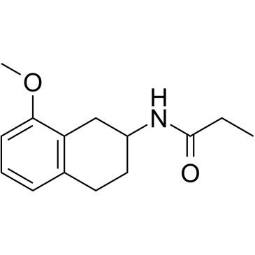 8-甲氧基-2-丙胺四氢萘 结构式