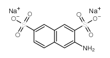2-萘胺-3,6-二磺酸钠盐 结构式