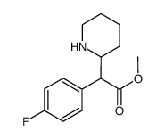 4-氟甲基苯哌啶醋酸甲酯 结构式