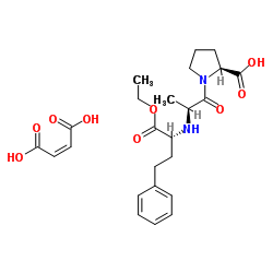 (R,S,S)-依那普利马来酸盐 结构式