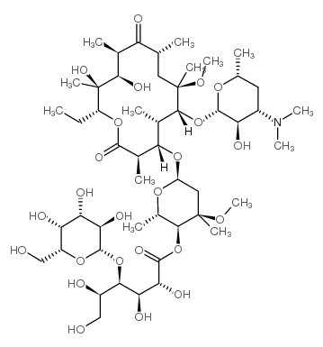 乳糖酸克拉霉素 结构式