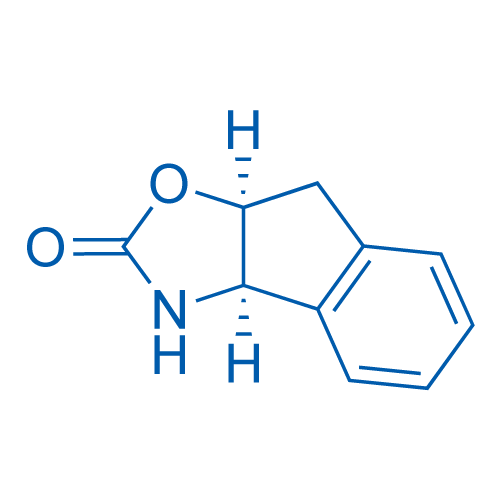 (3aR-顺)-(+)-3,3a,8,8a-四氢-2H-茚并[1,2-d]噁唑-2-酮 结构式