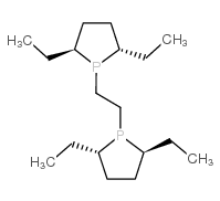 (-)-1,2-双[(2S,5S)-2,5-二乙基膦烷基]乙烷 结构式