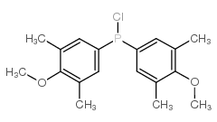 氯二(3,5-二甲基-4-甲氧苯基)膦 结构式