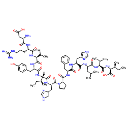 人源血管紧张素(1-12) 结构式