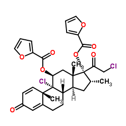 11,17-二糠酸莫米松 结构式