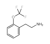 2-三氟甲氧基苯乙胺 结构式