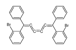 1,6-二(邻溴苯基)-1,6-二苯基己五烯 结构式