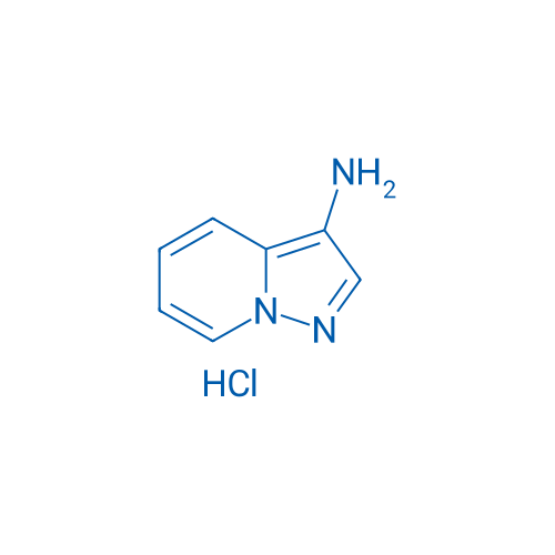 吡唑并[1,5-a]吡啶-3-胺盐酸盐 结构式