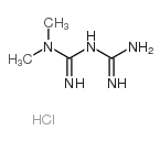 盐酸二甲双胍 结构式
