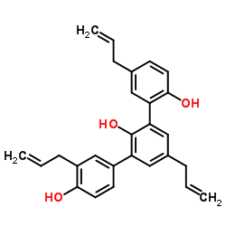 3'',5,5'-三烯丙基-[1,1':3',1''-三联苯]-2,2',4''-三酚 结构式