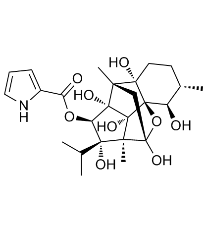 鱼尼汀 结构式