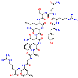 大鼠肾上腺髓质素(1-50) 结构式