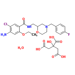 枸橼酸莫沙必利 结构式