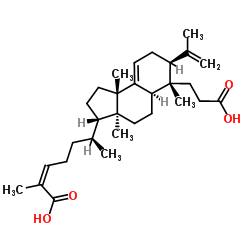 (24Z)-3,4-开环甘遂-4(28),7,24-三烯-3,26-二酸 结构式