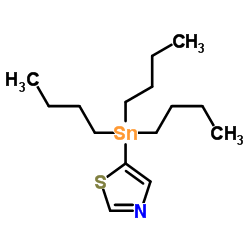 5-(三正丁基锡)噻唑 结构式