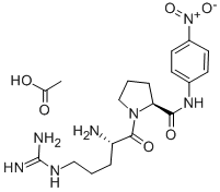 H-Arg-Pro-pNA乙酸盐 结构式