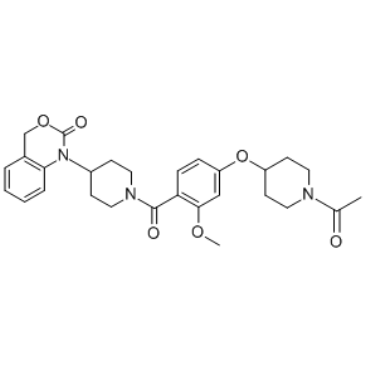 试剂L-371,257 结构式