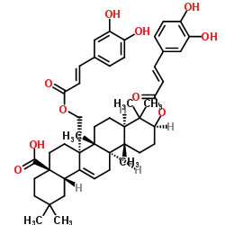 蜡果杨梅酸 C 结构式
