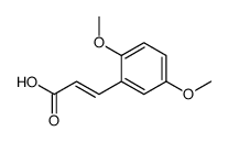 2,5-二甲氧基桂酸 结构式