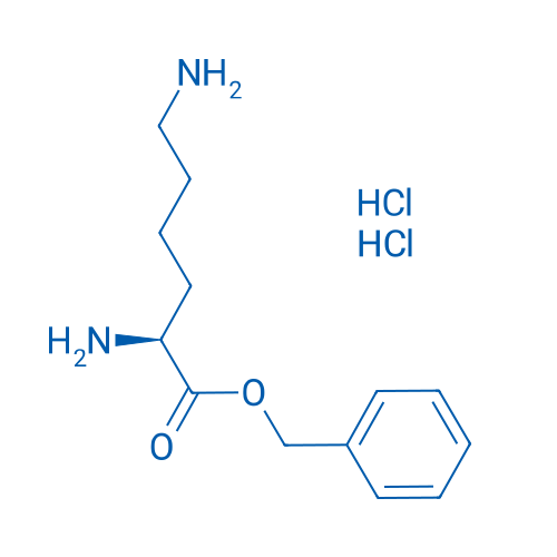 (S)-2,6-二氨基己酸苄酯二盐酸盐 结构式