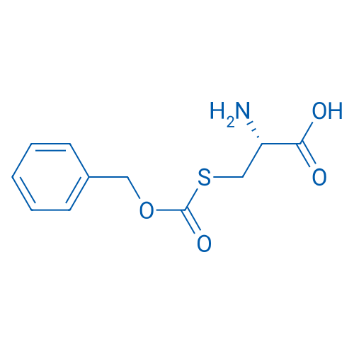 S-苄氧羰基-L-半胱氨酸 结构式