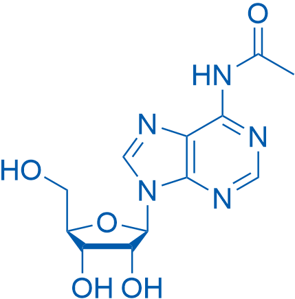 N-乙酰腺苷 结构式