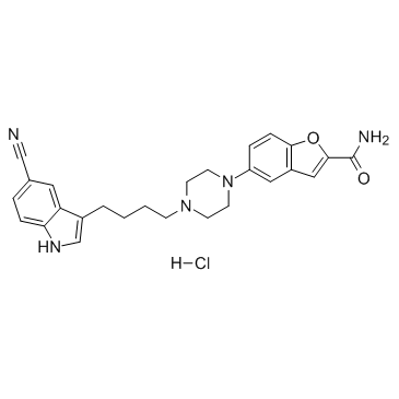 盐酸维拉唑酮 结构式