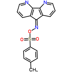 4,5-二氮杂芴-9-酮O-(对甲苯磺酰基)肟 结构式
