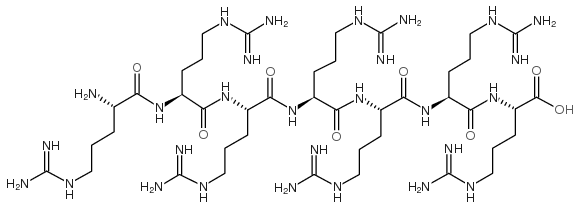 七聚精氨酸 结构式