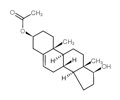 雄甾烯二醇-3-乙酸酯 结构式