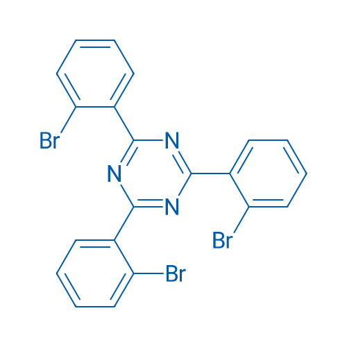 2,4,6-三(2-溴苯基)-1,3,5-三嗪 结构式