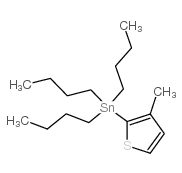 3-甲基-2-(三丁基锡)噻吩 结构式
