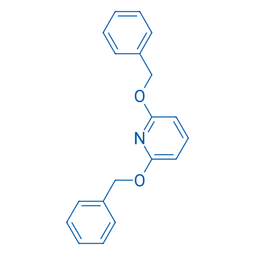 2,6-双(苄氧基)吡啶 结构式