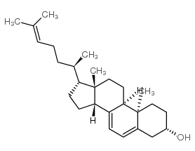 7-脱氢链甾醇 结构式