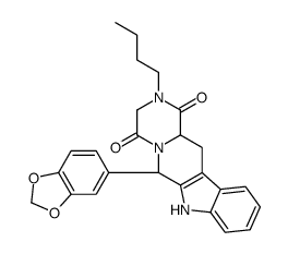 N-丁基去甲他达拉非 结构式