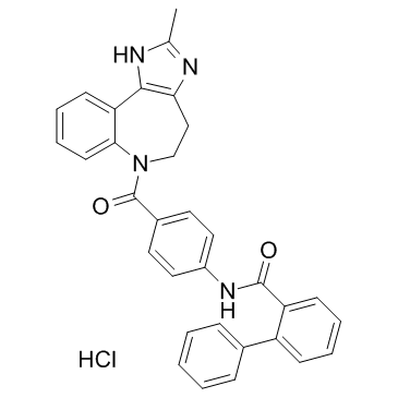 盐酸考尼伐坦 结构式