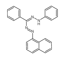 3,5-二苯基-1-(1-萘基)甲暨 结构式
