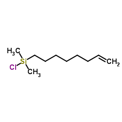 7-辛烯基二甲基氯硅烷 结构式