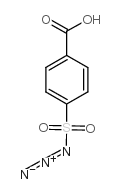 4-羧基苯磺酰叠氮 结构式