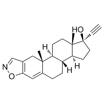 达那唑 结构式