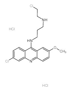 吖啶诱变剂ICR 191 二盐酸盐 结构式