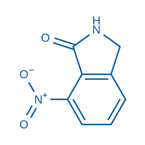 7-硝基异吲哚啉-1-酮 结构式