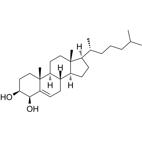4β-羟基胆固醇 结构式