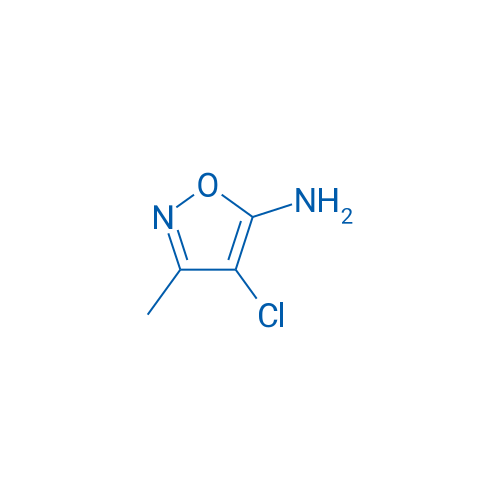 4-氯-3-甲基异恶唑-5-胺 结构式