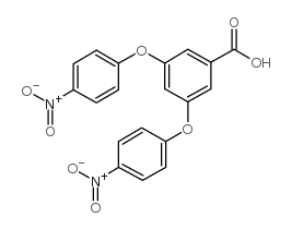 3,5-二(4-硝基苯氧基)苯甲酸 结构式