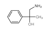 1-氨基-2-苯基-2-丙醇 结构式