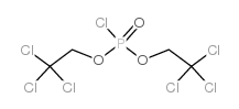 双(2,2,2-三氯乙基)磷酰氯 结构式