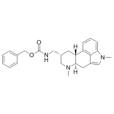 甲麦角林 结构式